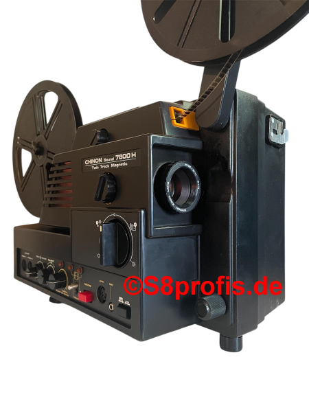 Chinon 7800H, 2 Track Magnetic , Super 8 Film Projektor/ Sound Film Pprojektor